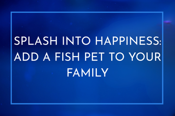 Splash Into Happiness: Add a Fish Pet to Your Family